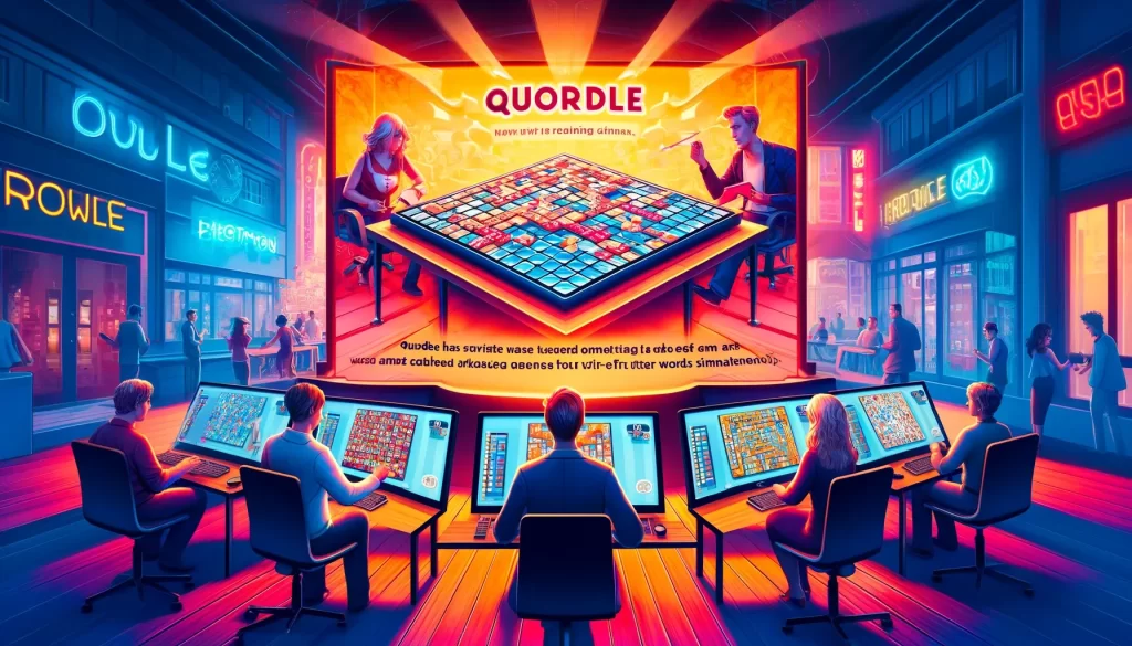 Peoples playing Quordle Puzzle game 