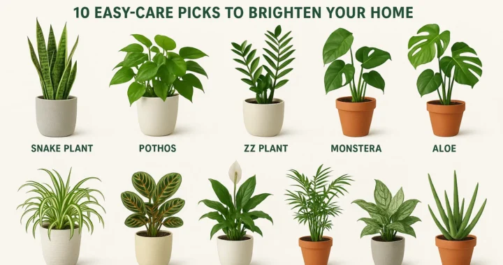 Best Plants for Beginners: 10 Easy-Care Picks to Brighten Your Home