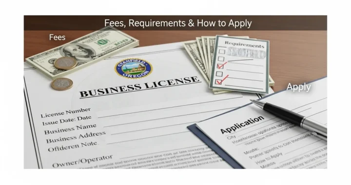 Stanfield, Oregon Business License: Fees, Requirements & How to Apply