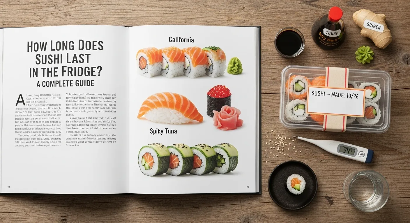 how long does sushi last in the fridge