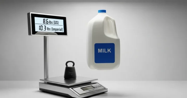 Exactly How Much Does a Gallon of Milk Weigh (US & Imperial)