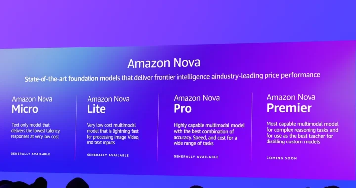 AWS Launches Nova AI Models Along With New Customer Control Service