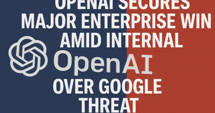 OpenAI Secures Major Enterprise Win Amid Internal ‘Code Red’ Over Google Threat