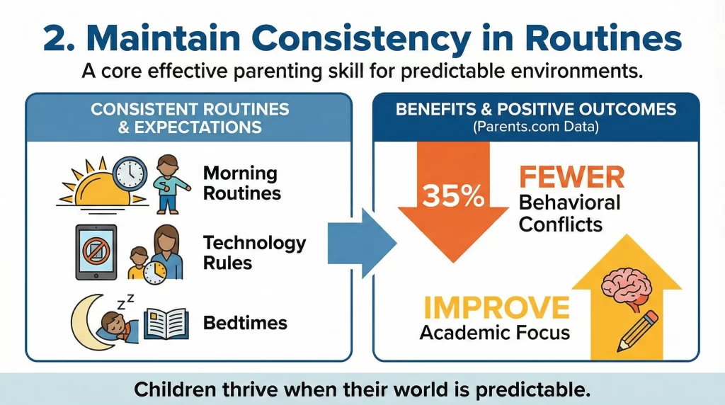 Maintain Consistency in Routines