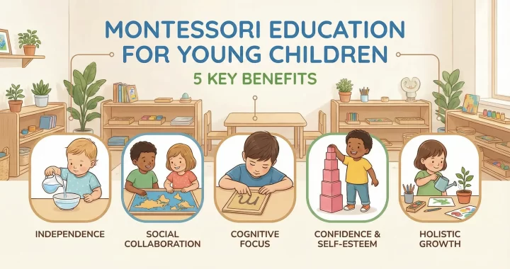 Montessori Education for Young Children: 5 Key Benefits