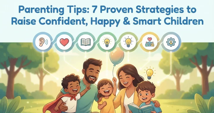 Parenting Tips: 7 Proven Strategies to Raise Confident, Happy & Smart Children