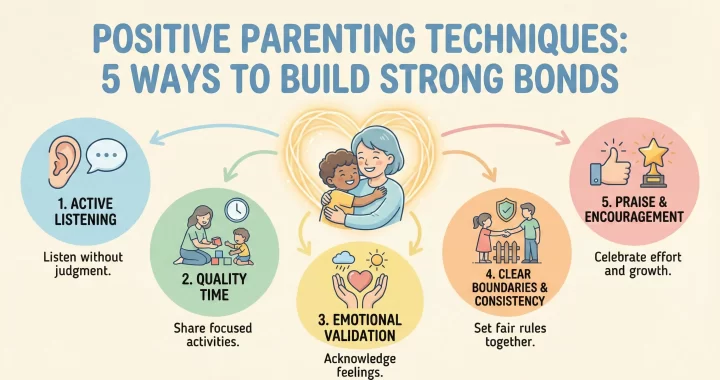Positive Parenting Techniques: 5 Ways to Build Strong Bonds