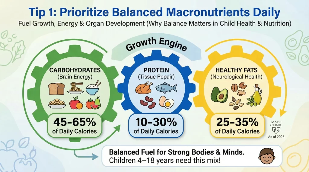 Prioritize Balanced Macronutrients Daily