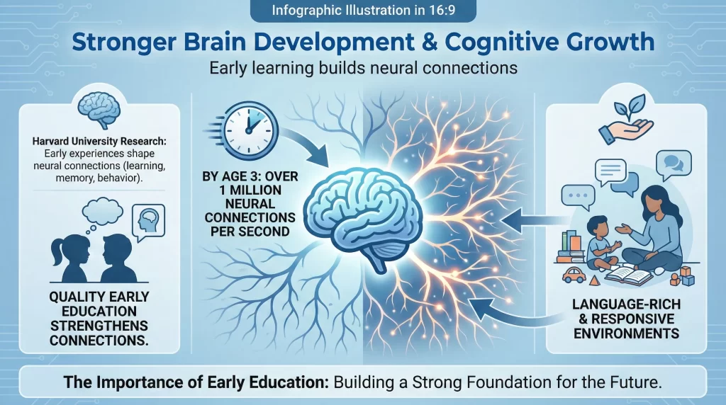 Stronger Brain Development and Cognitive Growth