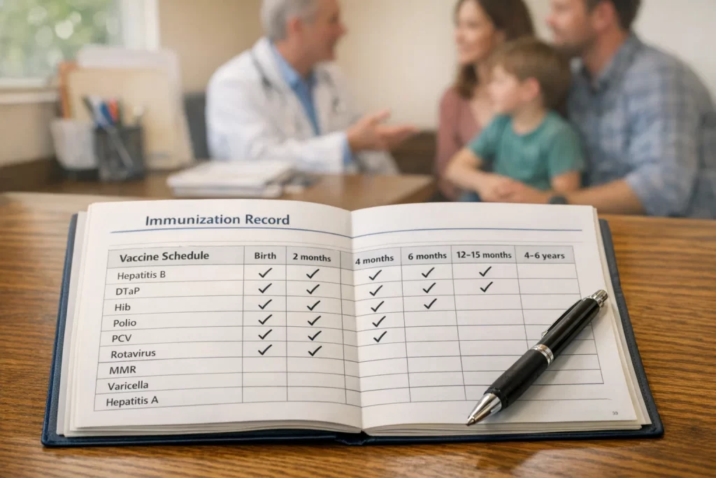 Child Immunization Timeline Overview