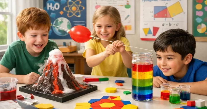 STEM Activities for Kids: 05 Easy Science & Math Projects