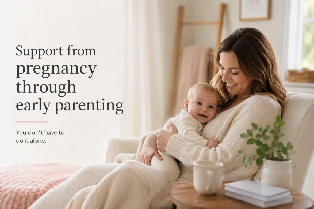 Support from pregnancy through early parenting